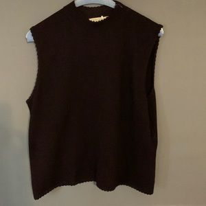 St John mock-neck sweater vest